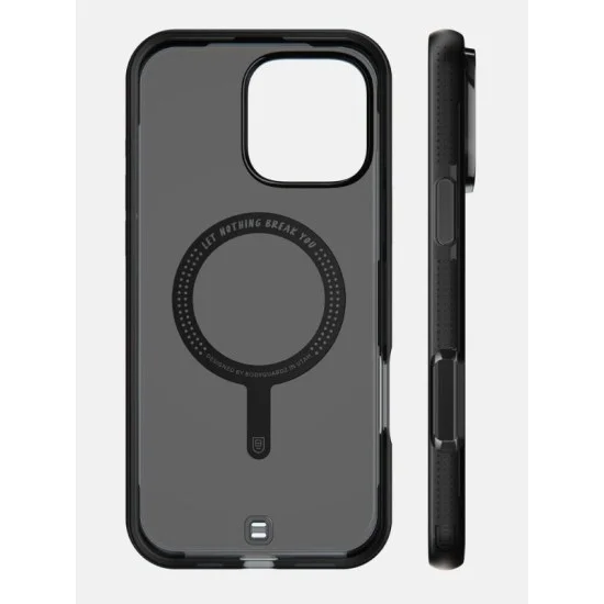 Cover Iphone 16 Pro Max Accent Clear Case Bodyguardz - Black